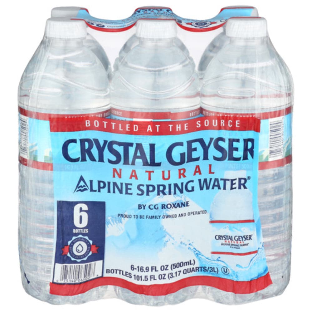 Kristall Geysir – Natürliches Quellwasser (6 Flaschen), 101,5 fl oz