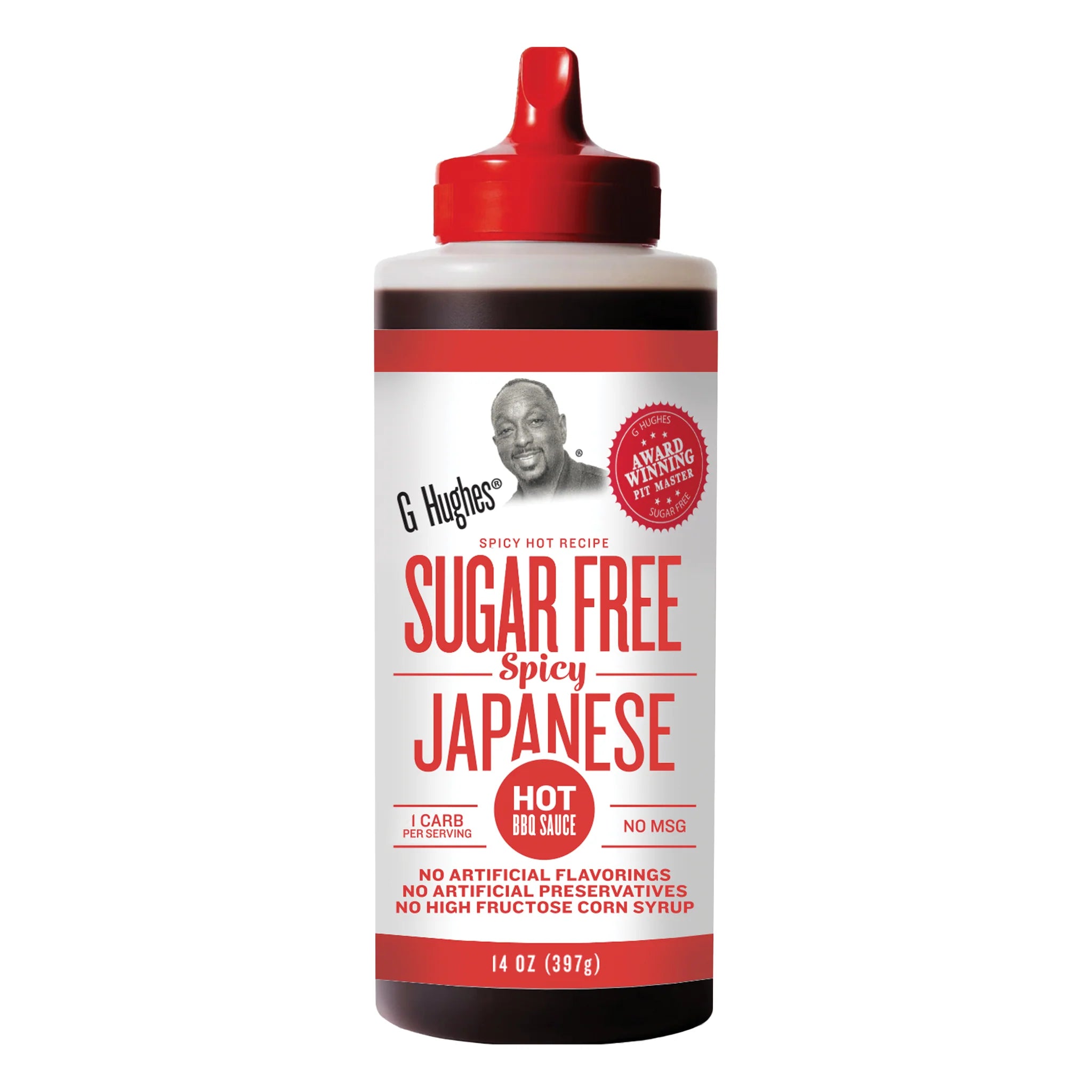 G Hughes Zuckerfrei scharf Japanisch Hot Grillsauce