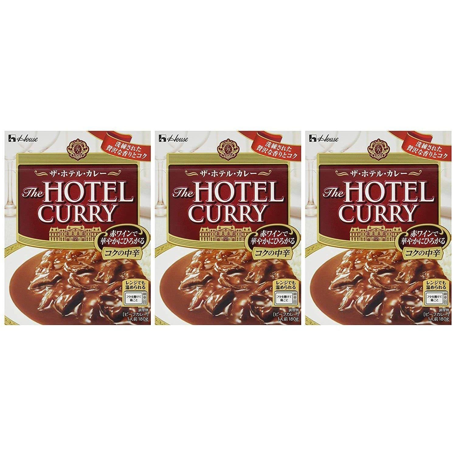 Haus Das Hotel Curry Sauce Rich Type 180g x 3 Packs