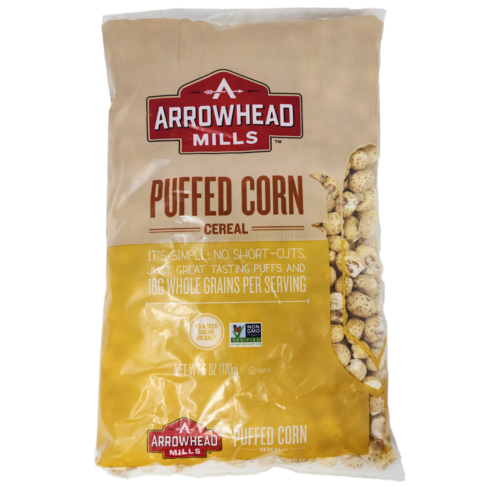 Arrowhead Mills Puffed Mais Cereal-6 oz