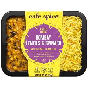 Cafe Gewürz – Bombay Linsen Spinat, Packung mit 6 – 16oz