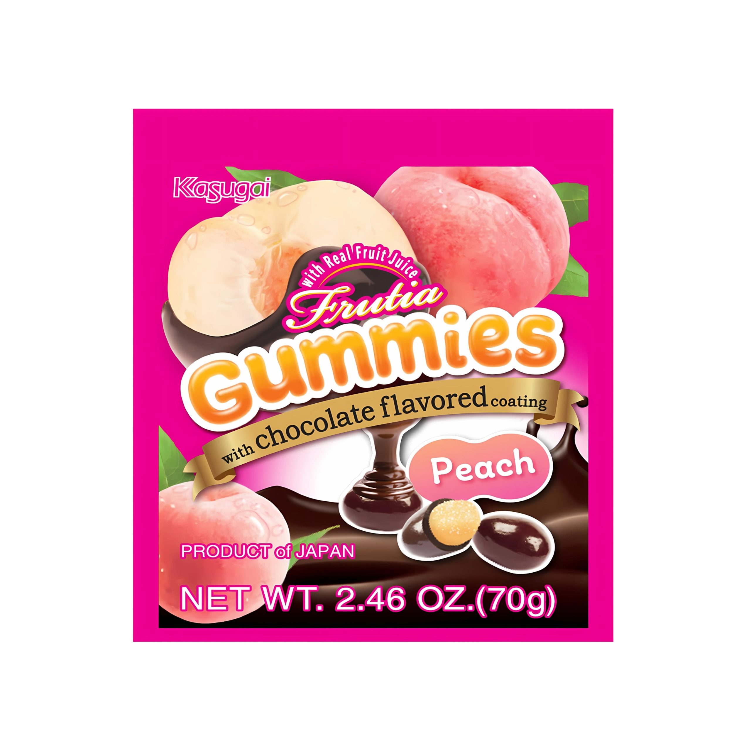 Kasugai frutia chocogummy Pfirsich (Japan)