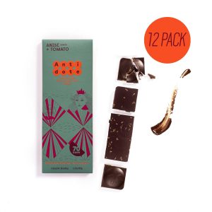 ANTIDOTE Schokolade QUEEN T: ANIS + Tomate 70% – 12 Riegel
