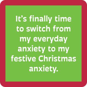 Drinks on Me COASTER: XMAS Angst