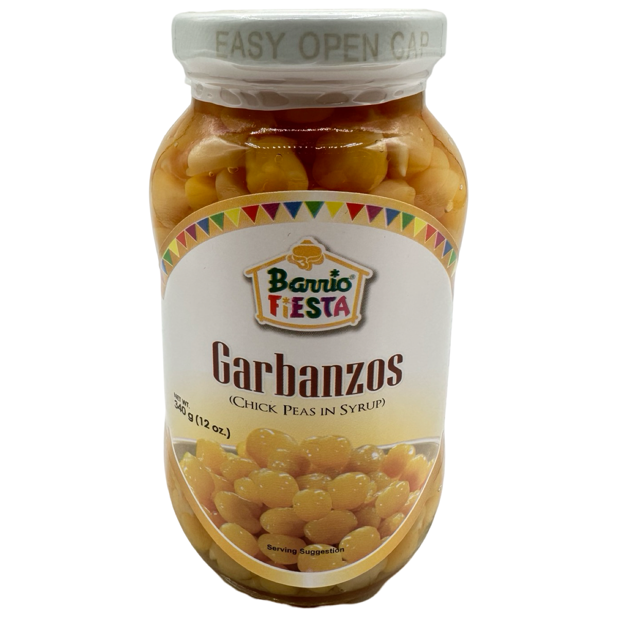 Barrio Fiesta Garbanzos – Kichererbsen in Sirup – 12 OZ (340 G)