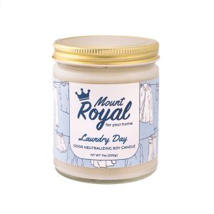 Mount Royal Soaps – Tag der Wäsche – Geruchsneutralisierende Kerze