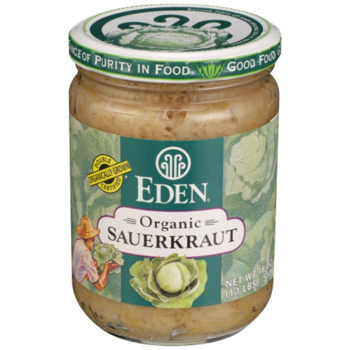Eden Foods Sauerkraut Org 18 Oz – Packung mit 12 Stück
