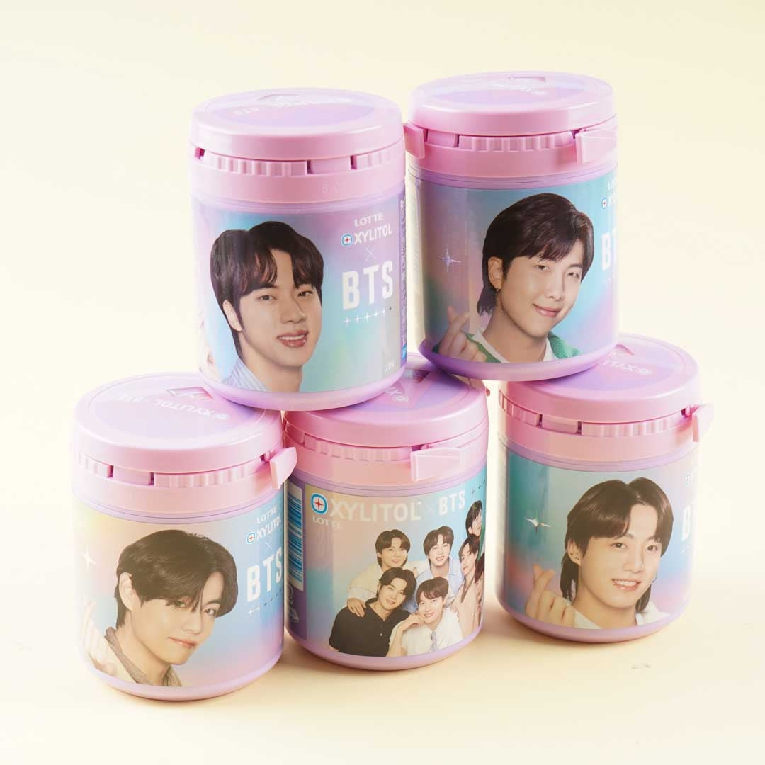 BTS Xylitol Gum – Verschiedene Trauben & Pfirsiche