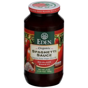 Eden Foods Sauce Spaghetti org 25 Unzen – Packung mit 1