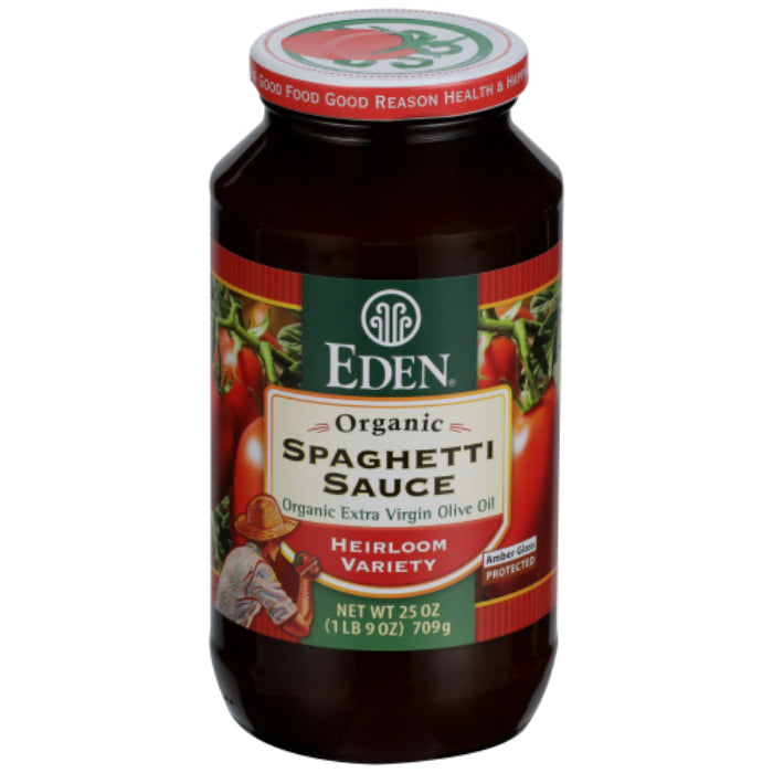 Eden Foods Sauce Spaghetti Org 25 Oz – Packung mit 1