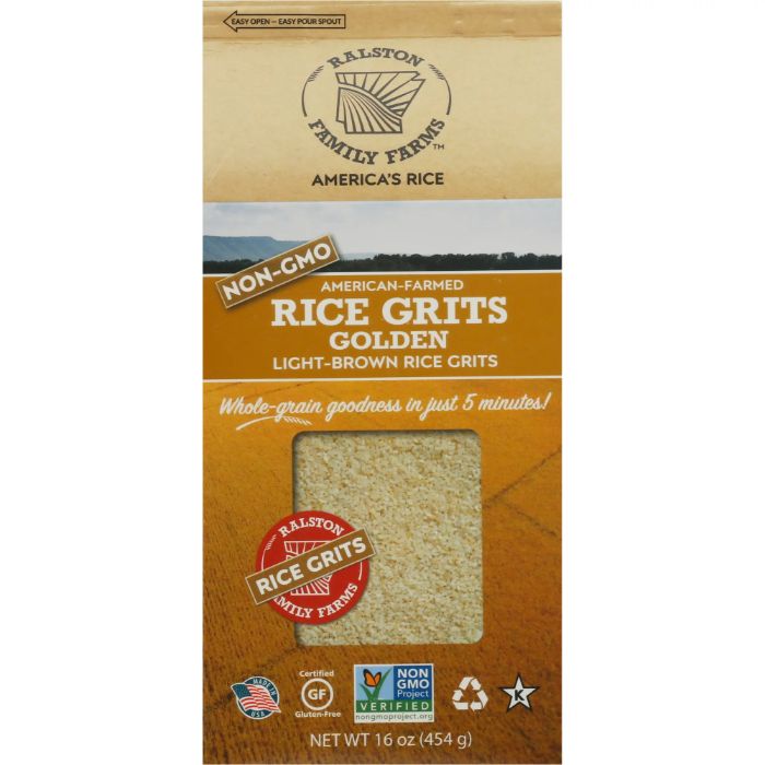 Ralston Family Farms Grits Reis Golden 16 Oz – Packung mit 6