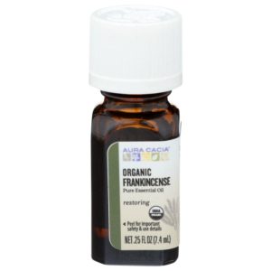 Aura Cacia Bio Weihrauch reines ätherisches Öl,.25 fl oz