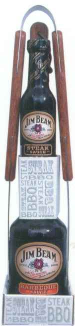 Jim Beam Grill Kit (Grillsauce, Steak Sauce, Spatel & Tong), 18oz