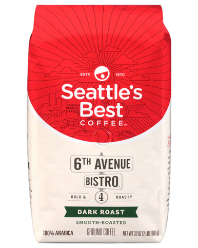 Seattles bester gemahlener Kaffee der Stufe 4, 32 oz