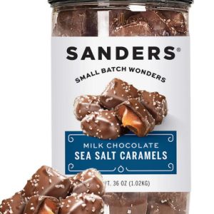 Sanders Milch Schokolade Meersalz Karameln, 36 Unzen