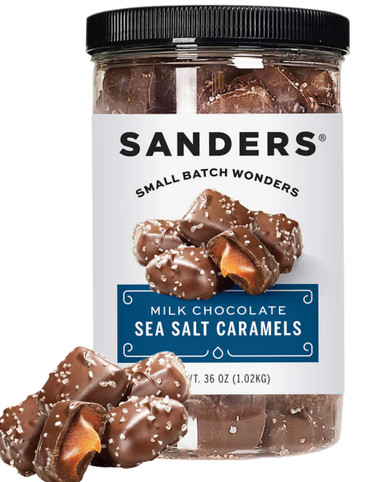 Sanders Milchschokolade Meersalz Karamell, 36 oz