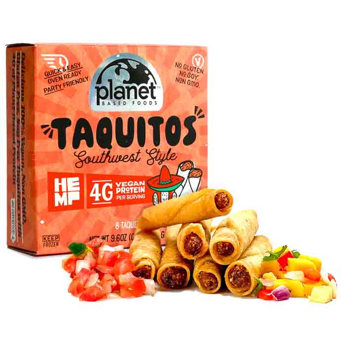 Planet Based Foods – Taquito Hanf, 9,6 Unzen – Mehrere Aromen