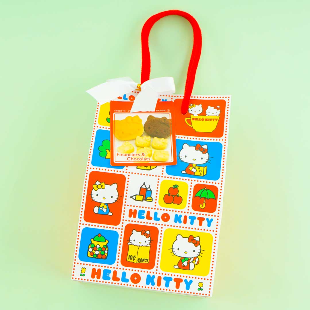 Hello Kitty Financier Kekse & Schokolade mit Geschenktüte
