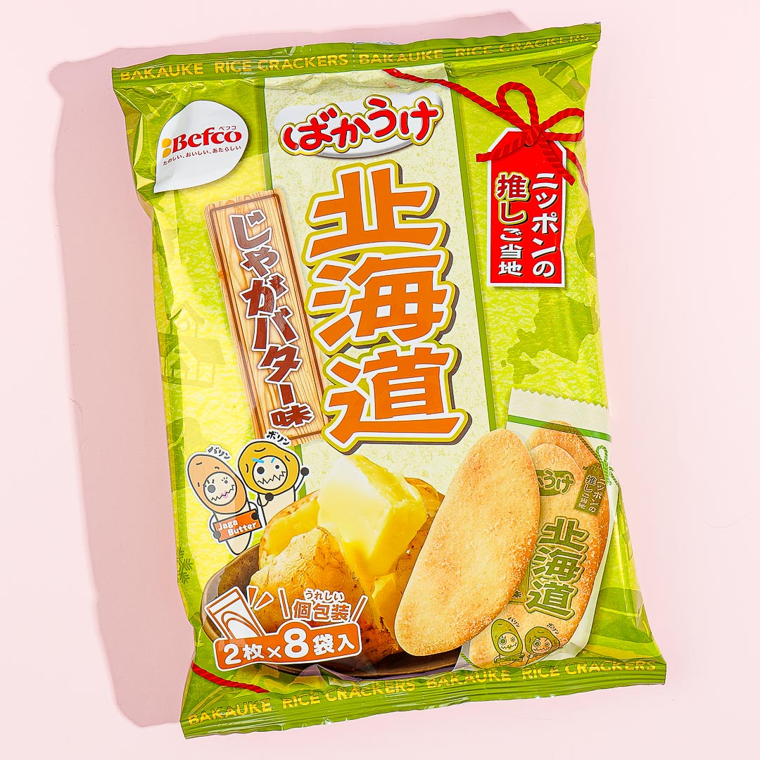 Kuriyama Beika lokale Bakauke Reis Cracker – Hokkaido Butterkartoffel