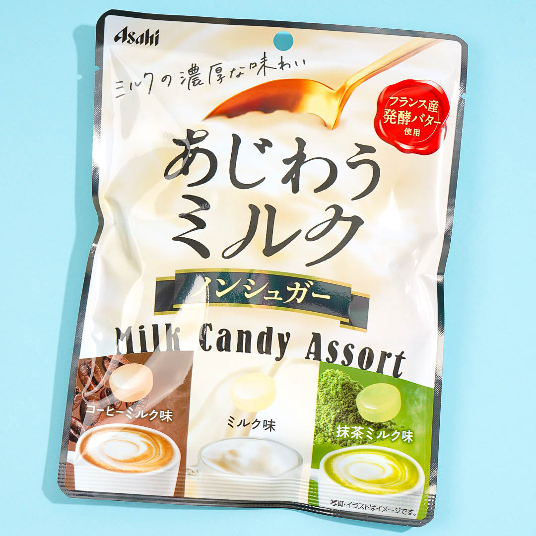 Asahi Ajiwau No-Zucker Milch Süßigkeiten – Verschiedene Geschmacksrichtungen