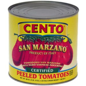 Zento – San Marzano geschälte Tomaten, 90 Unzen (Packung mit 6)