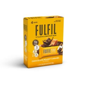 Fulfil – Protein Bar Schokolade Erdnuss-Karamellriegel, 5,64 Unzen (Packung mit 6 Stück)