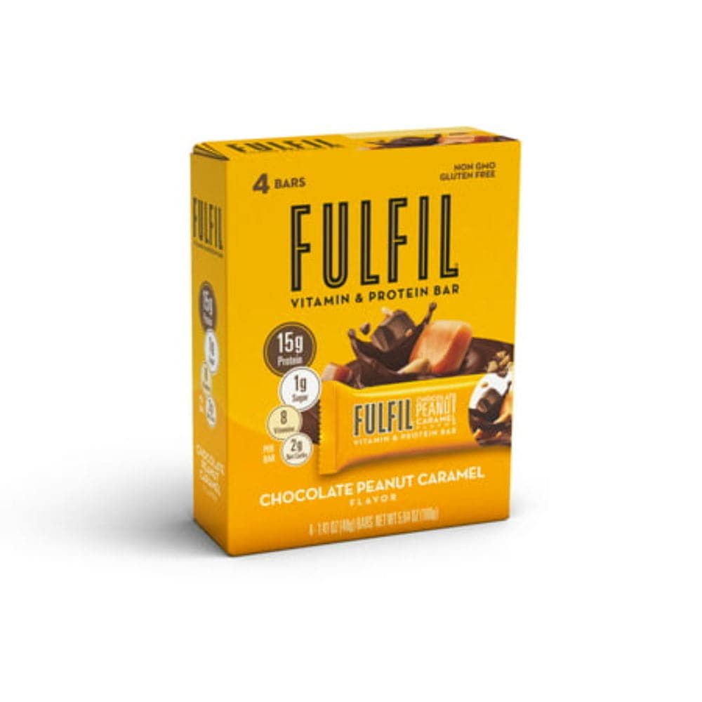 Fulfil – Proteinriegel Schokolade Erdnuss-Karamell-Riegel, 5.64 OZ (6er Packung)