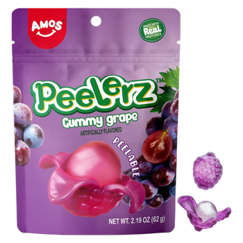 Amos Peelerz Gummy Traube 6 oz
