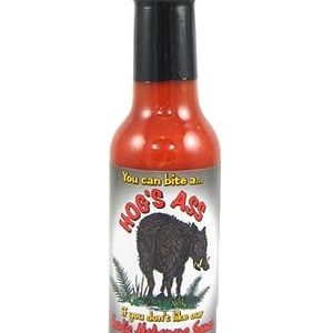 Hog’s Ass Knoblauch Habanero Soße. – 5oz