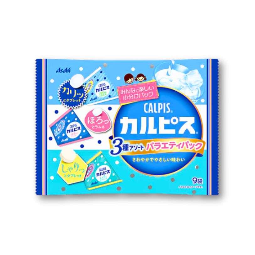 Asahi Calpis Verschiedene Süßigkeiten