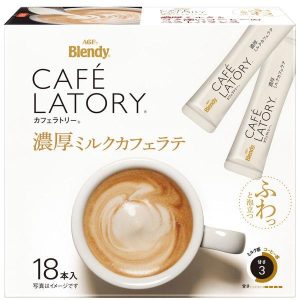 AGF Blendy Cafe Latory Rich Milch Café Latte 18 Stöcke