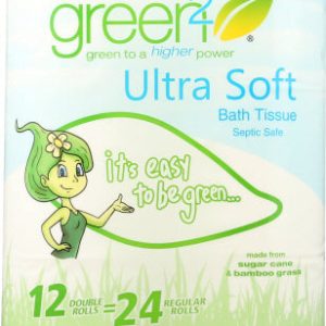 Green2 Badgewebe 2-lagig 300 Blatt, 12 Packungen (Packung mit 8 Stück)