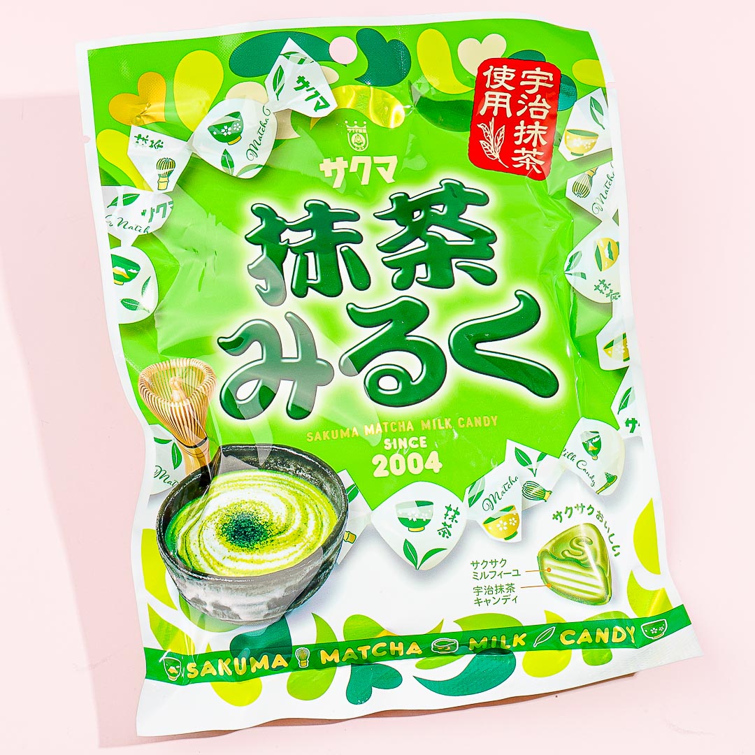 Sakuma Matcha Milch knusprig Süßigkeiten