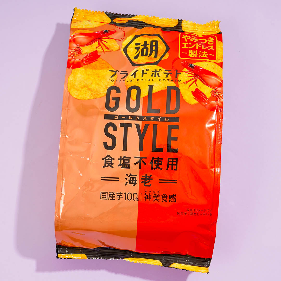 Koikeya Goldstyle Pride Kartoffelchips – Salzfreie Garnelen