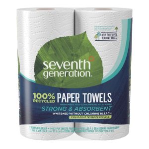 Seventh Generation Papiertuch Wht 2rl Pck 1 Ea – Packung mit 12