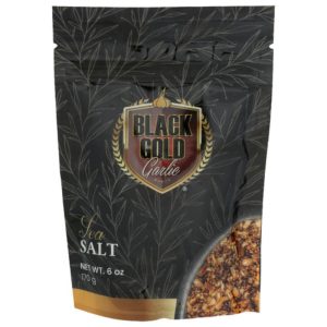 Knoblauch aus Schwarzgold – Meersalz, 6 Unzen