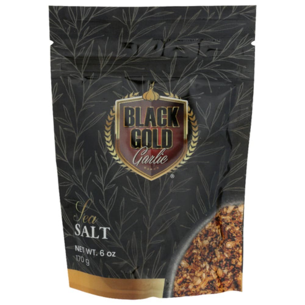 Schwarzgold Knoblauch – Meersalz, 6 oz