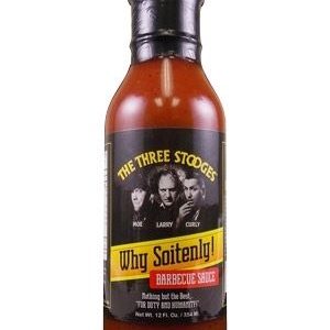 Three Stooges Why Soitenly Vidalia Zwiebel Barbecue Soße. – 12oz