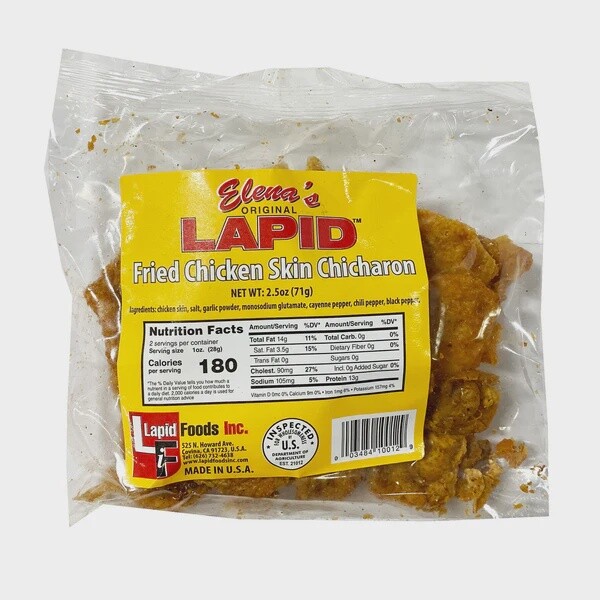 Elena's Original Lapid Gebratene Hähnchenhaut 2.5oz