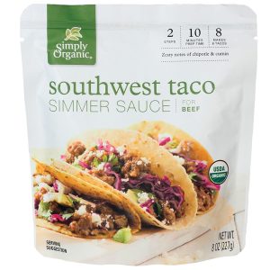 Bio-Taco-Sauce im Südwesten einfach biologisch