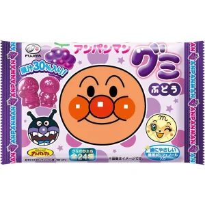 Fujiya, Anpanman Fruchtgummi, Grape, 6 pcs in 1 Beutel
