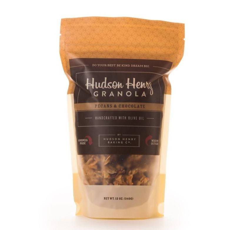 Hudson Henry Pecans & Schokoladen-Granola-Taschen – 6 Beutel x 12oz Etui