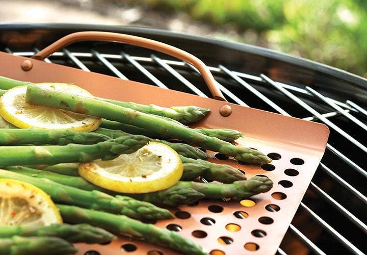 Fox Run Marken – Outset Non-Stick Grillgitter mit Griffen, Kupfer, 17′′