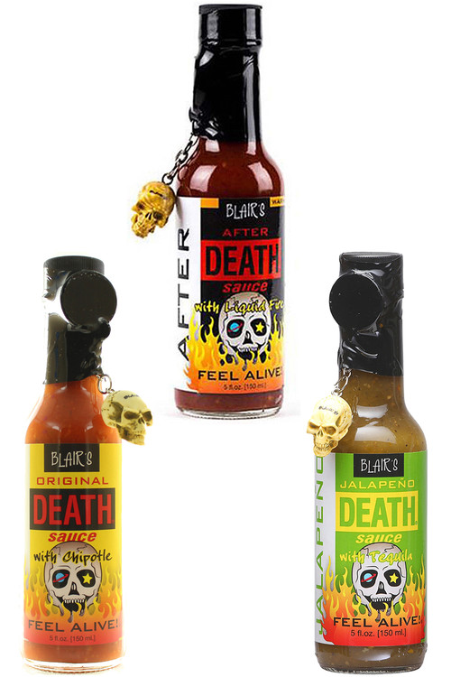 Blair's Milder Death Chilisaucen 3er Packung, 3/5oz