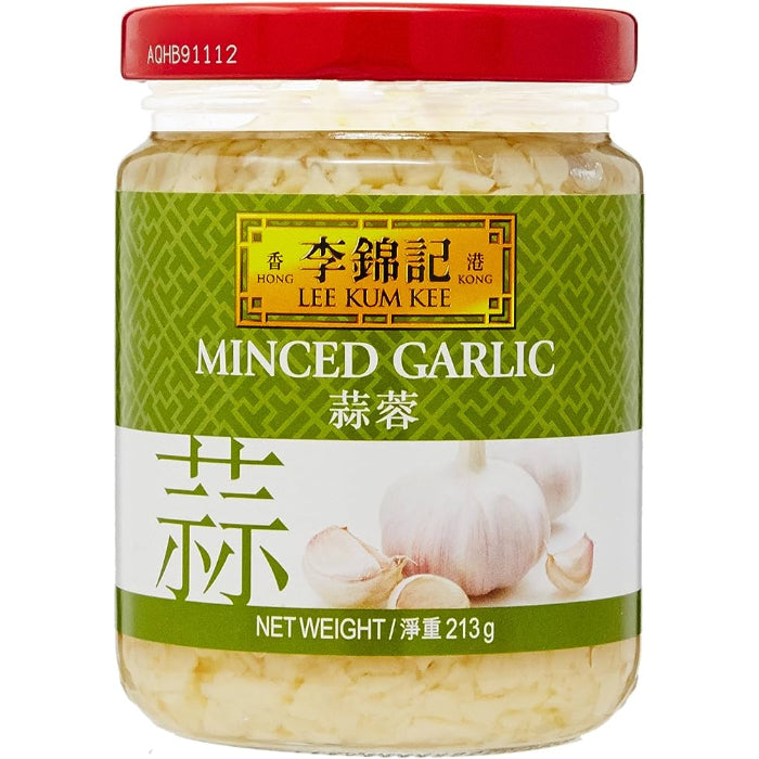 Lee Kum Kee Gehackter Knoblauch, 7,5 Oz – Packung mit 12 Stück