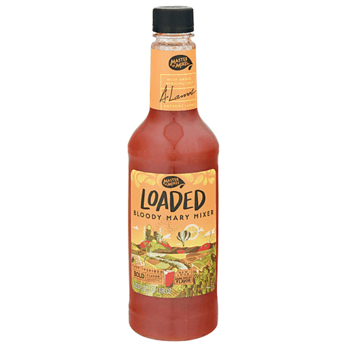 Master of Mixes – Geladener Bloody Mary Mischung, 33,8 oz – Packung mit 6 Stück