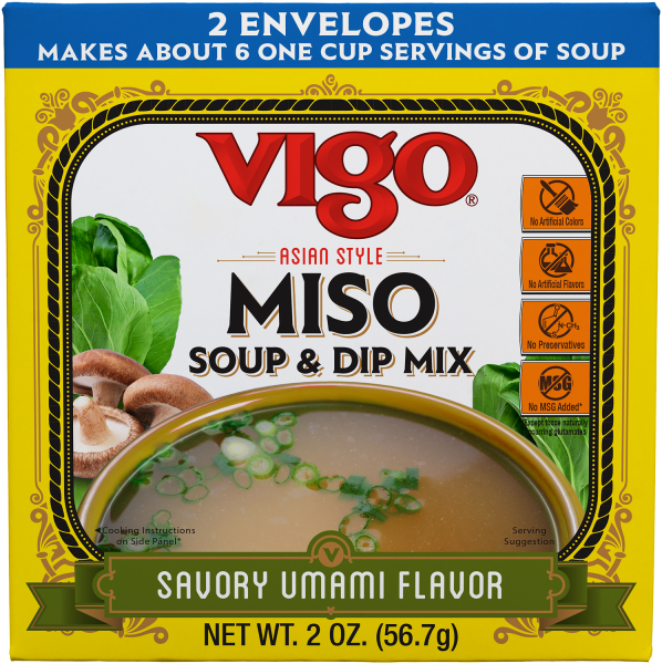 Vigo Dip Miso Suppe Dip Mischung 2 Oz – Packung mit 12