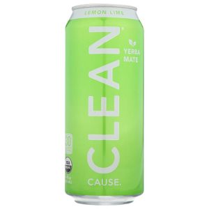 Clean Cause – Mate-Getränk mit Zitrone und Limette, 16 oz