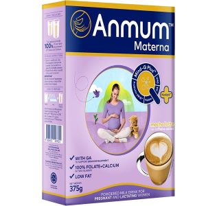 Anmum Materna – Mokka-Latte-Geschmack – Milchpulver für schwangere und stillende Damen – 375 G