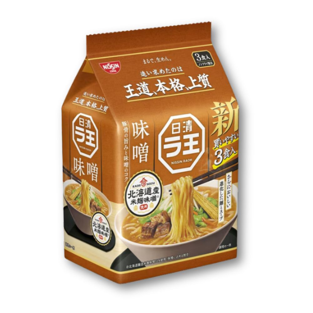 Nissin Raoh Miso – 3er Packung